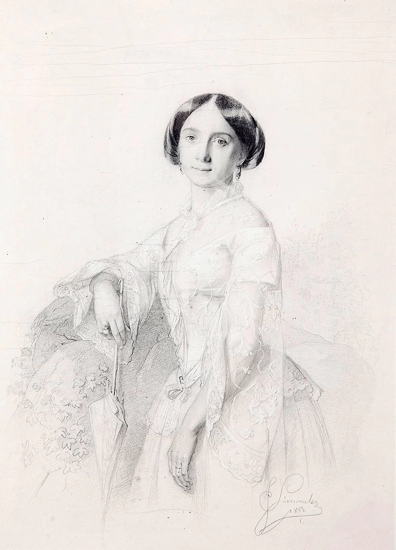 Ritratto di donna con ombrellino